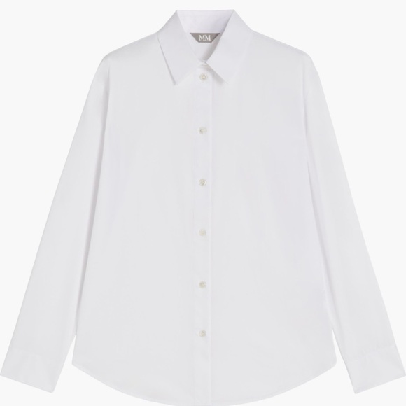 MaxMara Tops - MaxMara Studio Doria Classic White Shirt NWT- size 16